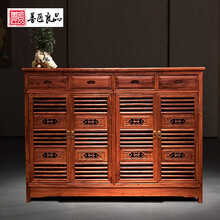 紅木四門(mén)鞋柜