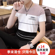 茨威奴（SWENEARO） 短袖 男士T恤 906淺紫棕 XL，L，M，XXL，XXXL