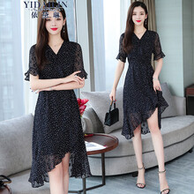 依黛琳（YIDAILIN） 純色 印花 連衣裙