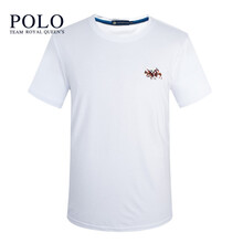 Royal Queen's Polo Team 短袖 男士T恤 0628+08 白色 