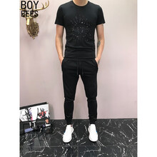 Boy Bees 短袖 男士T恤 黑色太陽 