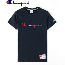 champion 短袖 男士T恤 藍(lán)色 