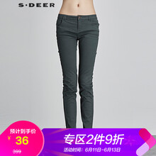 S.DEER  直筒褲 女 長褲 休閑褲