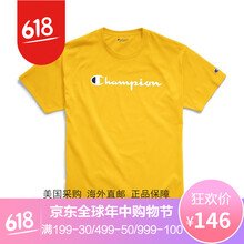 冠軍（Champion） 短袖 男士T恤 MLV Team Gold/黃色 