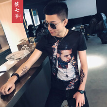 侯七爺（HOUQIYE） 短袖 男士T恤 9078 