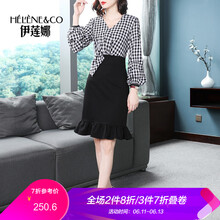 伊蓮娜（Helene & co） 格子  連衣裙