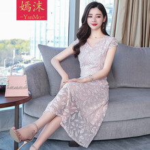 時(shí)尚條紋連衣裙，告別微胖界！