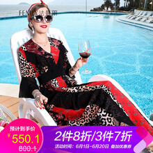 歐美歐根紗花色裙