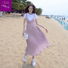 純色荷葉邊，打造甜美小仙女