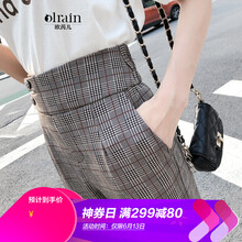 Olrain 高腰  女 九分褲 休閑褲