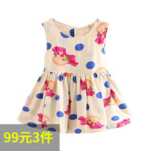 女童圓點(diǎn)連衣裙