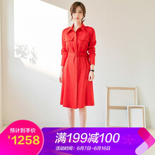 Rsemnia 純色 口袋，紐扣，綁帶，多口袋 連衣裙