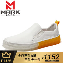 馬克朗（MARK LAIRD）男士黃白色 40