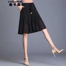 森卡露（san carlo）  闊腿褲 女 五分褲 休閑褲