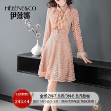 元素,樣式,新款,流行,荷葉,長袖,趨勢,衣裙
