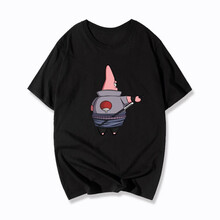 鄧尼斯 短袖 男士T恤 黑色 宇智波星 