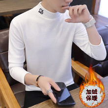 快樂嘉人 長袖 男士T恤 白色wy901- XL，L，XXXL，M，XXL
