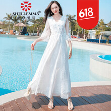 優(yōu)雅蕾絲裙，打造清新女神范