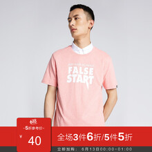 拉夏貝爾（La Chapelle） 短袖 男士T恤 粉紅3489 
