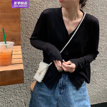 純色長袖小背心，微胖女生的福音
