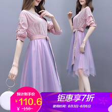 小身材大容量條紋連衣裙