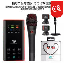 森然（Seeknature）  手持 麥克風 播吧電音版+森然SR-7X