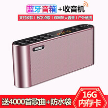 愛(ài)度（AIDU） Q8 音箱/音響 玫瑰金+16G內(nèi)存卡+讀卡器+海量歌曲+點(diǎn)歌本