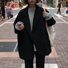 蔻梅（KOUMEI） 西裝領 長袖 女 短外套 