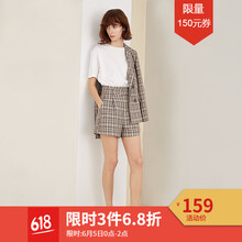 元素,新款,寬松,樣式,流行,趨勢,格子,短褲