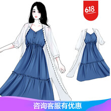 薄款雪紡連衣裙，打造優(yōu)雅小仙女