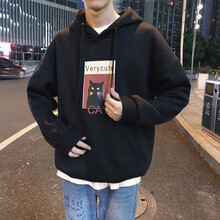 古萊登（GODLIKE） 長袖 男士T恤 CAT黑貓黑色 S，XL，L，M