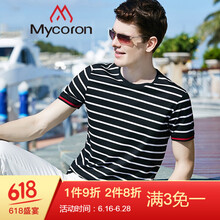 mycoron 短袖 男士T恤 黑色 