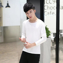 古萊登（GODLIKE） 長袖 男士T恤 160圓領(lǐng)白長袖 XL，L，XXXL，XXL，M