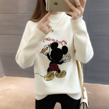 卡通圖案毛衣女