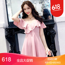 時(shí)尚條紋連衣裙，微胖女神的福音