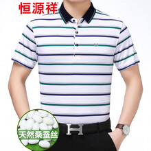 恒源祥 短袖 男士T恤 391908綠色 