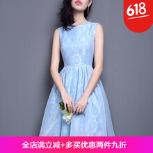 簡約風(fēng)吊帶裙，微胖妹子的福音