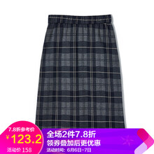 深藍色半裙