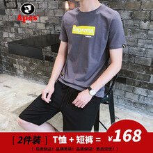 APES BA KE 短袖 男士T恤 F021深灰 