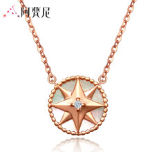 雙環(huán)項鏈女