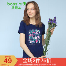 bossini kids 印花 短袖 T恤 女 圓領(lǐng)