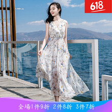 沙灘毛領(lǐng)連衣裙
