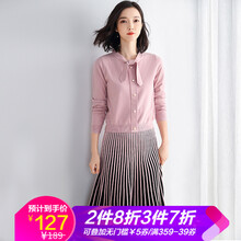 套頭系帶針織衫，微胖女孩的福音