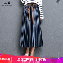 復(fù)古蝴蝶結(jié)半身裙