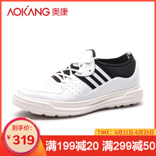 奧康（Aokang）男士白/黑165011523 40