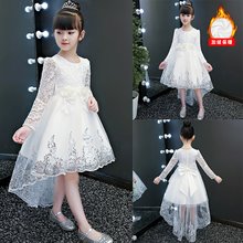 白色裙女童秋冬
