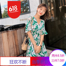 荷葉袖長裙，打造浪漫小仙女