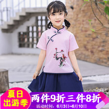 8夏裝女童套裝裙子