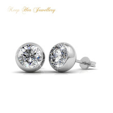 Keep Her Jewellery耳釘925銀，施華洛世奇水晶+925銀