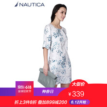諾帝卡（NAUTICA） 植物花卉  連衣裙